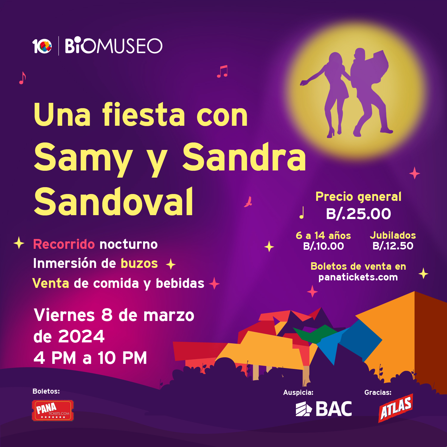 Una fiesta con Samy y Sandra Sandoval